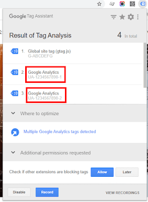 Chrome拡張機能「Google Tag Assistant」でトラッキングIDを調べる