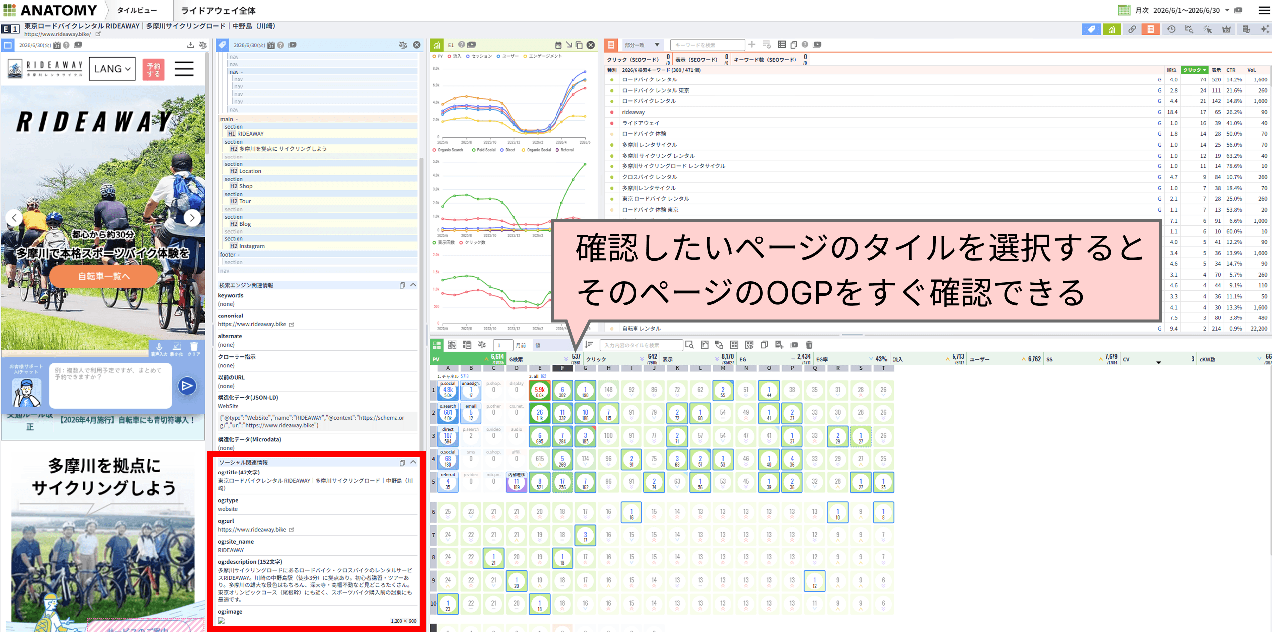 コードを見ずにOGPを確認する方法②