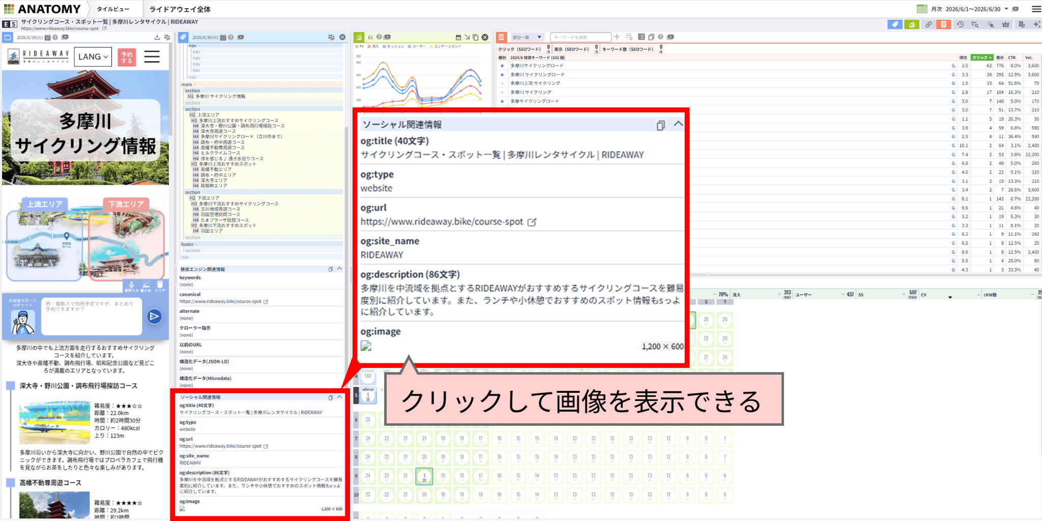 コードを見ずにOGPを確認する方法①